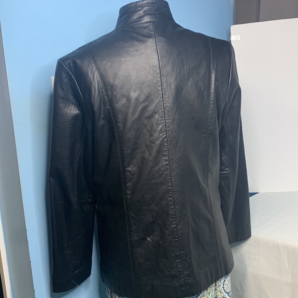 Comstock Rc Expeditions Soft Leather Jacket In Bl… - image 4